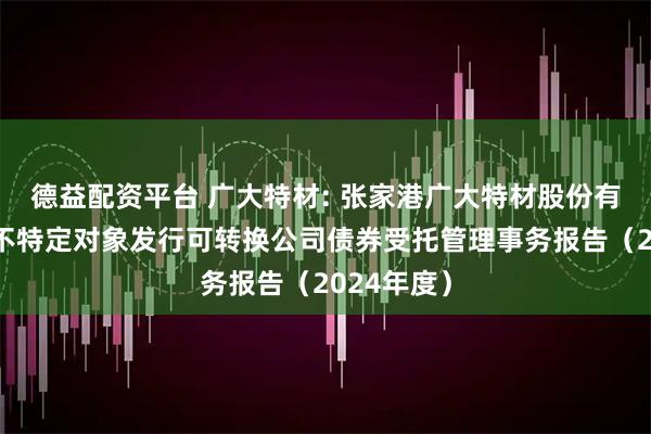 德益配资平台 广大特材: 张家港广大特材股份有限公司向不特定对象发行可转换公司债券受托管理事务报告（2024年度）